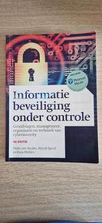 Informatiebeveiliging onder controle, Boeken, Studieboeken en Cursussen, Ophalen of Verzenden, Zo goed als nieuw, HBO, Pieter van Houten