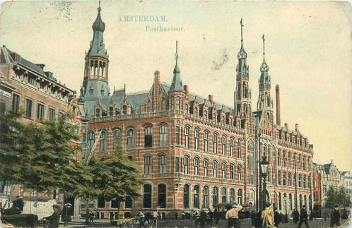 (304-225-023) Amsterdam Postkantoor, Verzamelen, Ansichtkaarten | Nederland, Noord-Holland, Verzenden