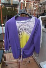 Twinset paars geel Nice Connection mt 42, Kleding | Dames, Nice Connection, Overige kleuren, Maat 42/44 (L), Nieuw