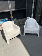 Ikea loungestoel 2 stuks beige, Ophalen, Gebruikt, Kunststof