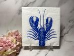 Knutsel servetten Delfts blauw kreeft decoupage nr HM559, Ophalen of Verzenden, Nieuw, Materiaal