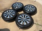 4 zomerbanden Volkswagen (Passat) + velgen, Auto-onderdelen, Banden en Velgen, Ophalen, 215 mm, 17 inch, Band(en)