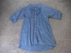DIDI mooie blauwe blouse / tuniek + roezeltjes, leuk bewerkt, Kinderen en Baby's, Meisje, Overhemd of Blouse, Ophalen of Verzenden
