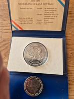 Nederland 40 Jaar Bevrijd Gedenkpenning, Koningin Beatrix, Zilver, Losse munt, Overige waardes