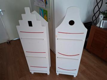 Boekenkasten voor kinderkamer, hout, kleur wit beschikbaar voor biedingen