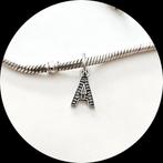 Pandora hanger Alfabet Letter 'A' / 791313CZ retired, Sieraden, Tassen en Uiterlijk, Bedels, Gebruikt, Pandora, Ophalen of Verzenden