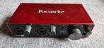 Focusrite Scarlett 2i2 Audio Interface + Kabels, Computers en Software, Geluidskaarten, Ophalen of Verzenden, Zo goed als nieuw