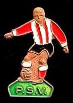 P.S.V. speler speld- groen voetje, Verzenden, Nieuw, Sport, Speldje of Pin