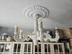 Leuke kroonluchter ( vintage look), Huis en Inrichting, Lampen | Kroonluchters, Ophalen, Gebruikt, Hout