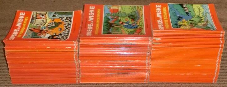192 Suske en Wiske stripboeken uit de vierkleurenreeks, Boeken, Stripboeken, Gelezen, Meerdere stripboeken, Ophalen of Verzenden