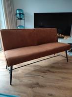 Cognac leren eettafelbank, Antiek en Kunst, Antiek | Meubels | Stoelen en Banken, Ophalen