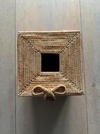 Rotan Tissuebox met strik, Ophalen of Verzenden