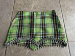 Mini rok - AREA Tartan Spiked Green Wool Mini Skirt maat UK6, Kleding | Dames, Rokken, Nieuw, Ophalen of Verzenden, Nvt, Boven de knie