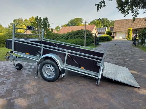 BW Pro 750kg geremd kip as met lier en accu. Bouwjaar 2024, Auto diversen, Aanhangers en Bagagewagens, Zo goed als nieuw, Ophalen