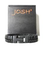 Nieuwe Josh heren armband, Sieraden, Tassen en Uiterlijk, Armbanden, Verzenden, Nieuw, Zilver, Leer