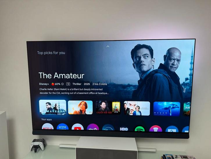 Philips 77OLED908 B&W ambilight garantie t/m2029, Audio, Tv en Foto, Televisies, Zo goed als nieuw, OLED, 100 cm of meer, 4k (UHD)