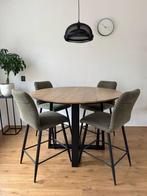 Eettafel set (hoog), Ophalen, Rond, Zo goed als nieuw, Vier personen