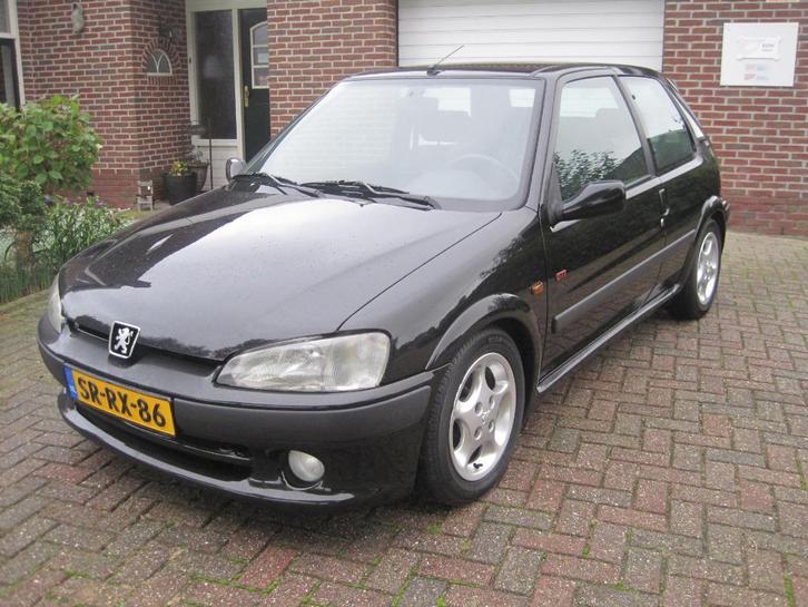 Nette keiharde zwarte 106 Gti, recent heel veel vernieuwd!, Auto's, Peugeot, Particulier, Te koop, ABS, Centrale vergrendeling