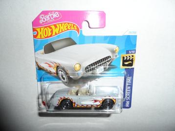 Hot Wheels - 1956 Chevrolet Corvette Barbie - 1:64 beschikbaar voor biedingen