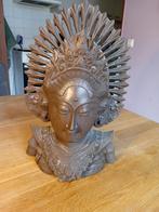 Antiek houten beeld Balinese godin, Antiek en Kunst, Ophalen of Verzenden