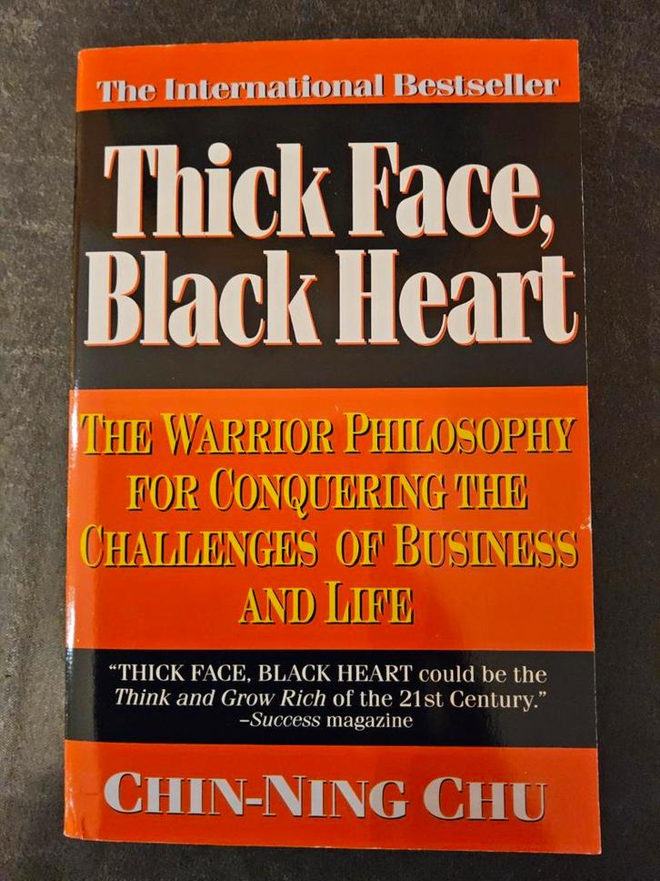Thick Face, Black Heart - Chin-Ning Chu, Boeken, Economie, Management en Marketing, Nieuw, Management, Ophalen of Verzenden