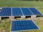 5 zonnepanelen, aluminium frames, H profielen, Ophalen, Gebruikt