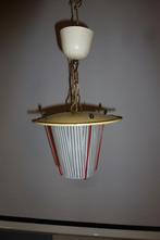 HANGLAMP,40s,FIFTIES,SIXTIES,ROCKABILLY,VINTAGE, Ophalen of Verzenden, Glas, Minder dan 50 cm, Gebruikt