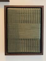 Kunstwerk Green Lines 18x24 cm incl lijst, Ophalen of Verzenden