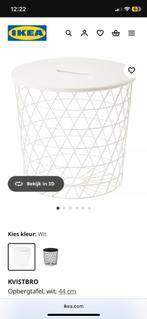 Opbergtafel KVISTBRO Ikea44cm, Huis en Inrichting, Ophalen, Minder dan 55 cm, Gebruikt, Rond
