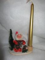 Oude kerstman kandelaar; kerst decoratie, Diversen, Kerst, Ophalen of Verzenden, Gebruikt