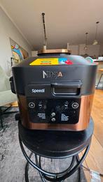 Ninja Speedi + AIEVE Spatbescherming - Nieuwstaat!, Ophalen of Verzenden, Zo goed als nieuw, Airfryer, 1000 t/m 1499 gram
