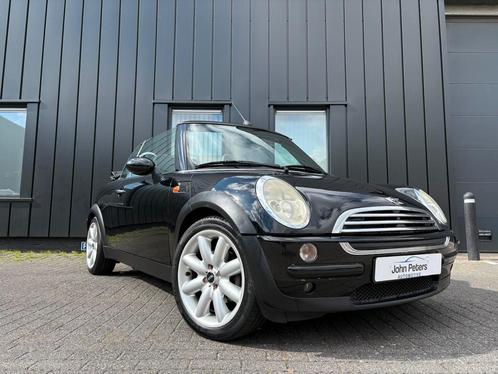 Mini Cabrio 1.6 Cooper, mooie auto !, Auto's, Mini, Bedrijf, Cabrio, Benzine, Cabriolet, Handgeschakeld, Zwart, Zwart, Leder, Voorwielaandrijving