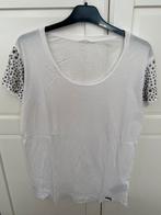 Wit GUESS shirt met steentjes en sterretjes, Guess, Wit, Maat 42/44 (L), Ophalen of Verzenden