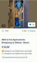 Opgelicht? HBM 12 Ton Hydraulische Krimptang 16-300mm, Ophalen of Verzenden, Zonnebank enkelzijdig, Minder dan 10 lampen