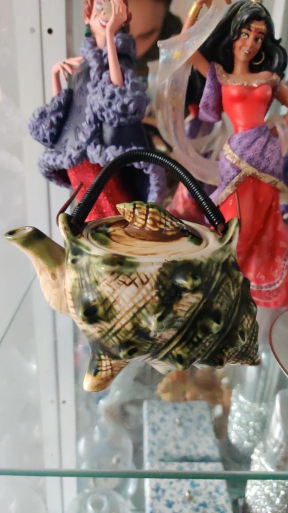 Antiek Japans Theepotje Schelp - Jaren '50, Huis en Inrichting, Keuken | Servies, Verzenden