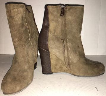 G-Star Suede /leren sleehak laarjes mt 36 beschikbaar voor biedingen