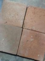 Oude terracotta plavuizen / estriken, Doe-het-zelf en Verbouw, Vloerdelen en Plavuizen, Ophalen, Gebruikt, Steen of Klei, Minder dan 50 cm