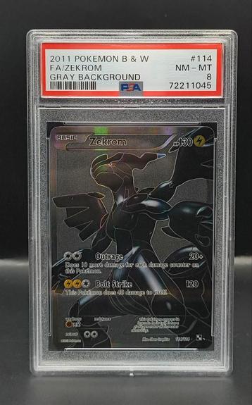 Zekrom BLW 114 PSA 8 beschikbaar voor biedingen