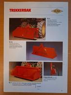 Folder trekkerbak Hekamp, Ophalen of Verzenden, Gelezen, Tractor en Landbouw