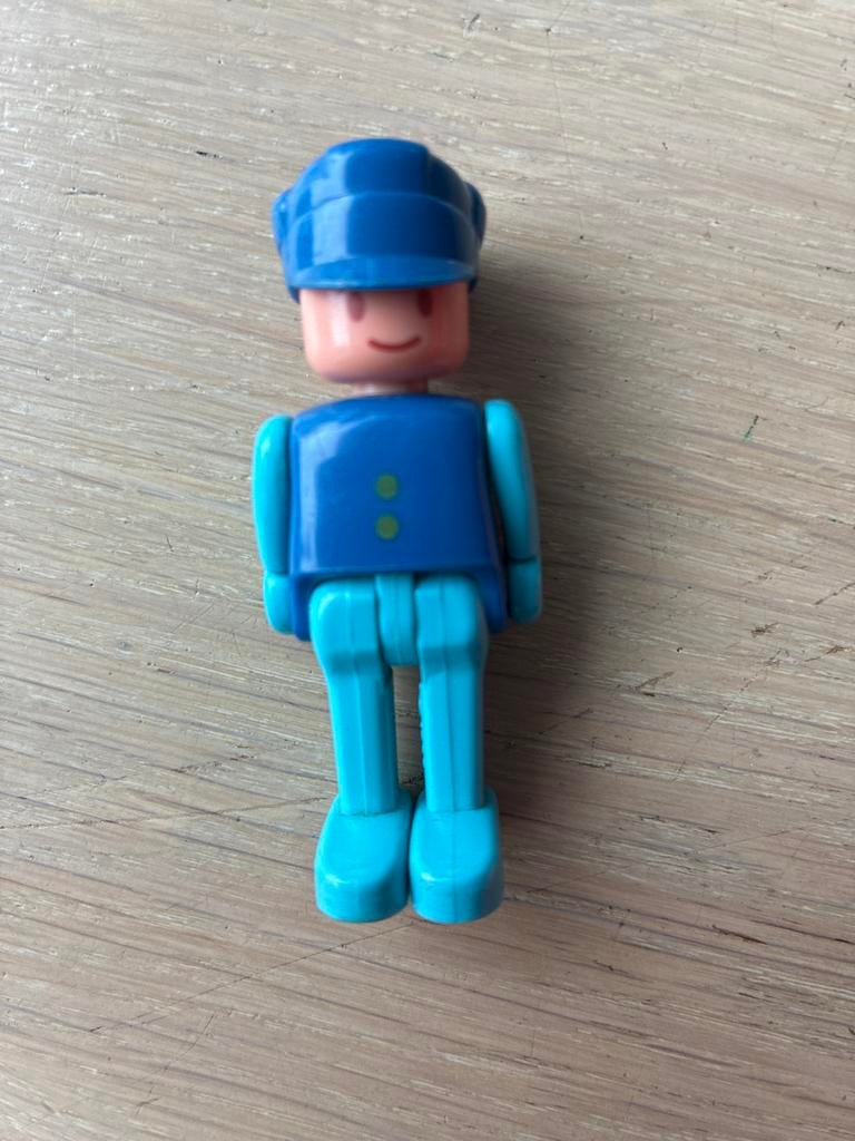 Vintage Tomy Treinconducteur figuurtje poppetje 1988, Ophalen of Verzenden, Gebruikt