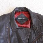 Mooie Soepele Leren AM2 Heren Jas* (M) € 80,-, Kleding | Heren, Jassen | Winter, AM2, Bruin, Maat 48/50 (M), Ophalen of Verzenden