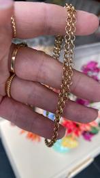 14 krt  goud 585 gemerkt 14 gram  jasseronschakel ketting, Ophalen of Verzenden, Zo goed als nieuw, Goud
