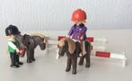 playmobil 3714 kinderen op pony met hindernis, Ophalen of Verzenden, Gebruikt, Complete set