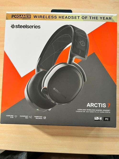SteelSeries Arctis 7 wireless headset, Audio, Tv en Foto, Koptelefoons, Zo goed als nieuw, Over oor (circumaural), Overige merken