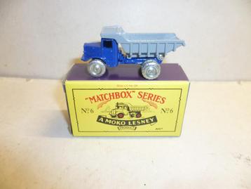 Matchbox Lesney nr6 Dumptruck in Luciferdoosje modelauto.   beschikbaar voor biedingen