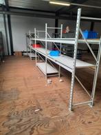 4 secties leg bord/breed vak stelling 7,4  breed, Ophalen, Gebruikt