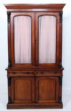 Antieke Engelse Mahonie Kast, Antiek en Kunst, Antiek | Meubels | Kasten, Ophalen