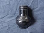 Donker luster geglazuurd vaasje ADCO Groningen h. 7,9 cm 2, Antiek en Kunst, Antiek | Keramiek en Aardewerk, Ophalen of Verzenden