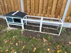 Gratis meenemen! Konijnen buitenhok, Dieren en Toebehoren, Knaagdieren en Konijnen | Hokken en Kooien, Ophalen, 110 cm of meer