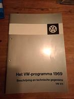 VW-programma 1969 - Beschrijving en technische gegevens, Ophalen of Verzenden